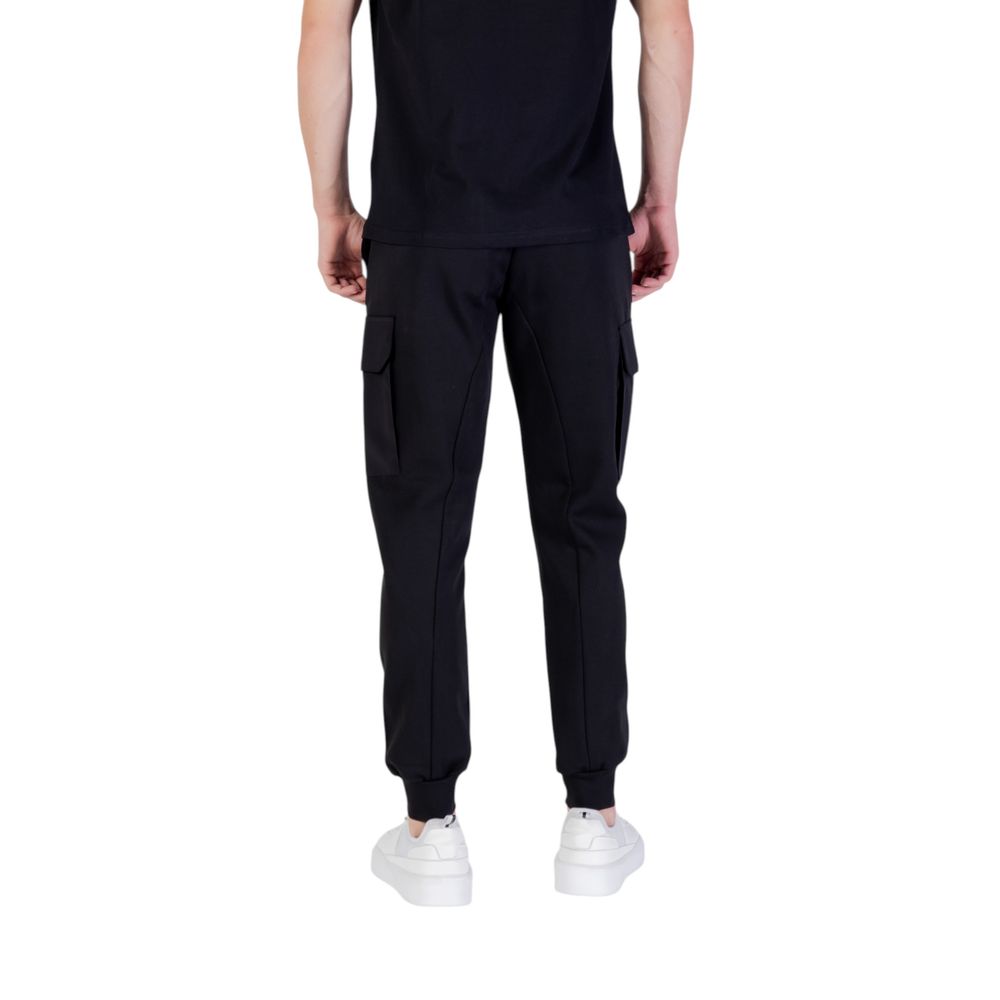 Antony Morato Black Cotton Joggers - Regular Fit Sportswear