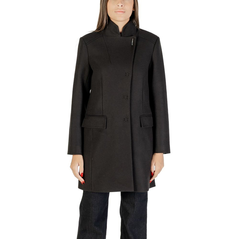 Liu Jo TS.ELEGANCE MF5119 J4873 Black Polyester Coat