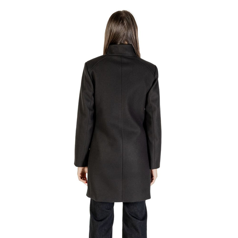 Liu Jo TS.ELEGANCE MF5119 J4873 Black Polyester Coat