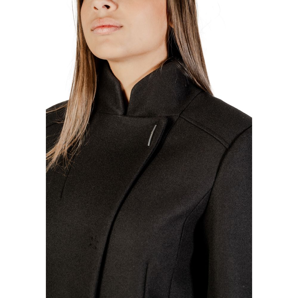 Liu Jo TS.ELEGANCE MF5119 J4873 Black Polyester Coat