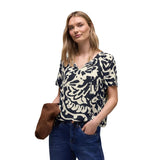 Street One Blue Viscose Blouse for Women