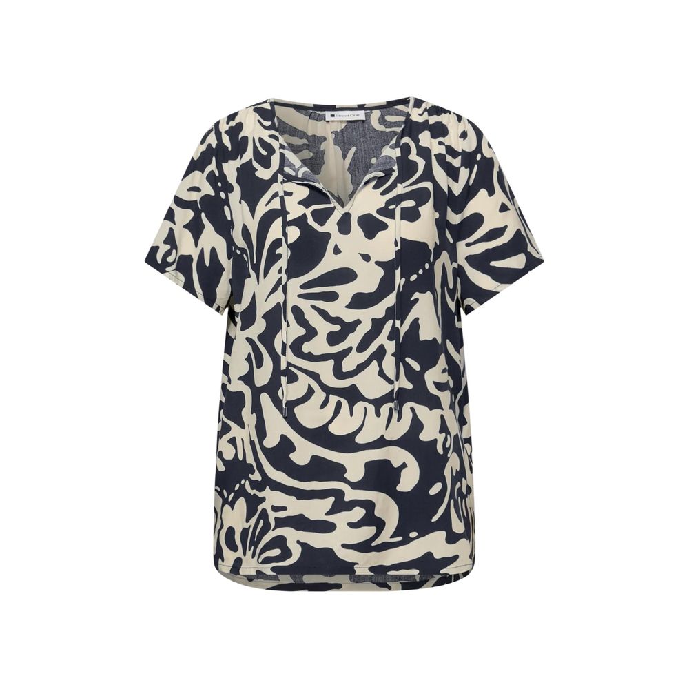 Street One Blue Viscose Blouse for Women