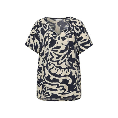 Street One Blue Viscose Blouse