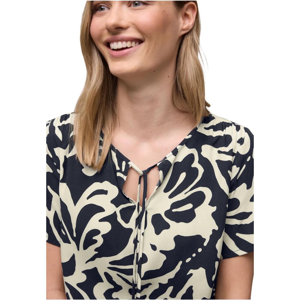 Street One Blue Viscose Blouse for Women