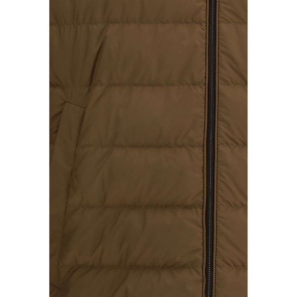Manteau Moncler en polyester marron