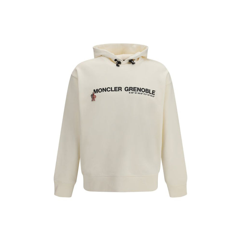Moncler Grenoble Beige Cotton Sweatshirt for Men