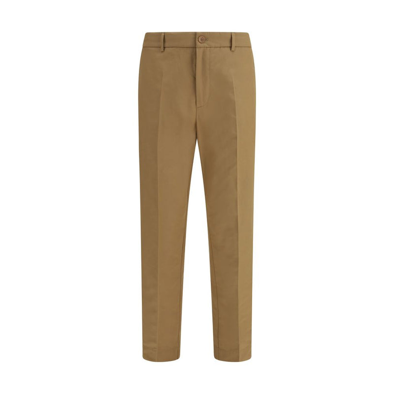 Moncler Beige Katoenen Casual Broek