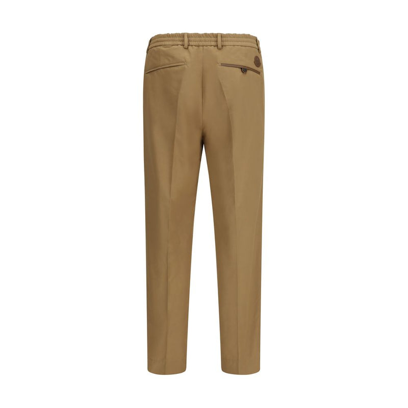 Moncler Beige Katoenen Casual Broek