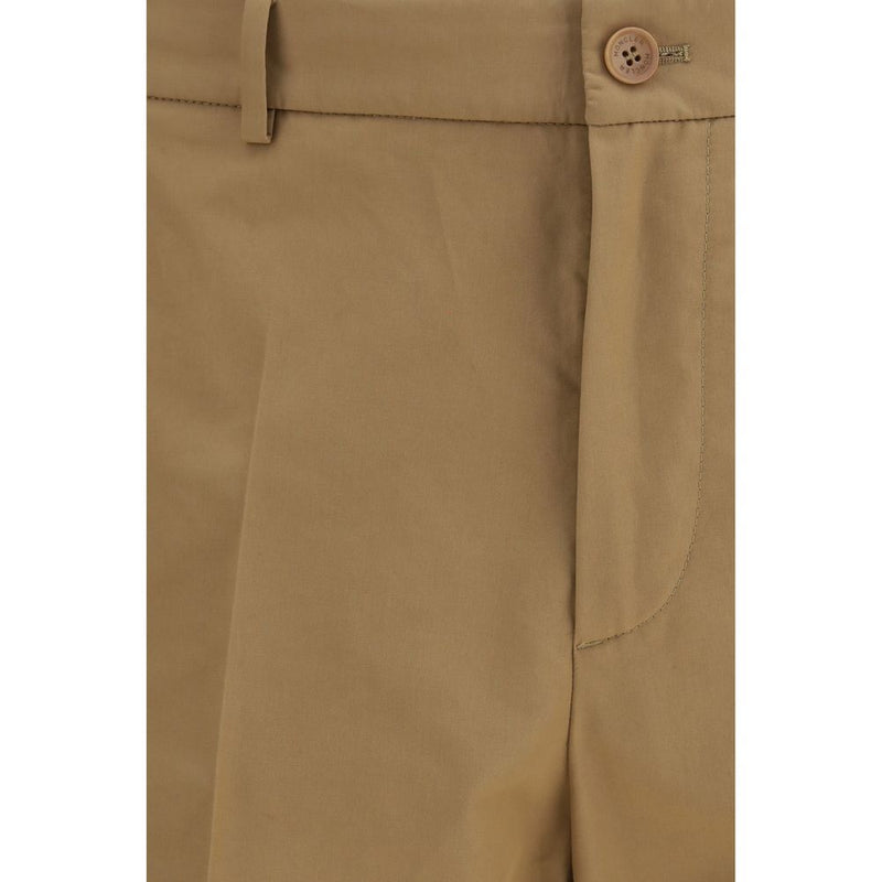 Moncler Beige Katoenen Casual Broek