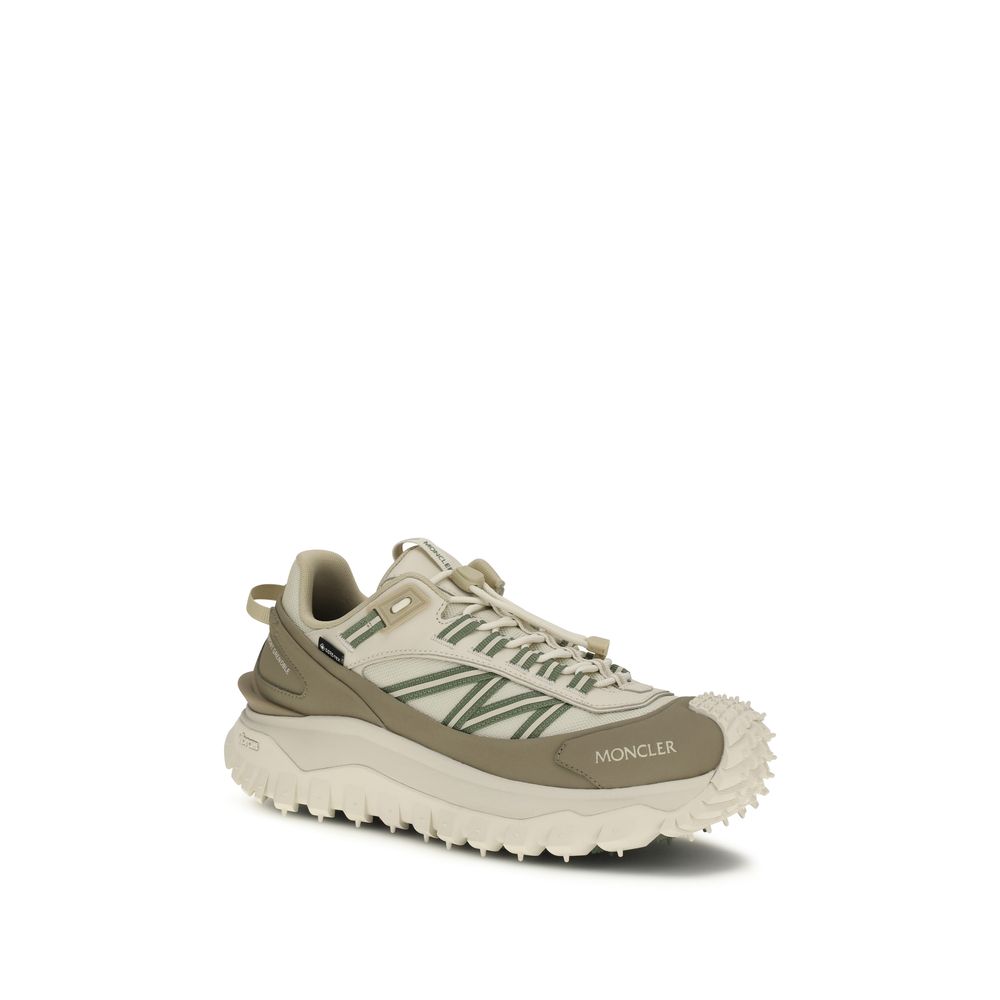 Moncler Beige Polyamide Trailgrip GTX Athletic Sneakers