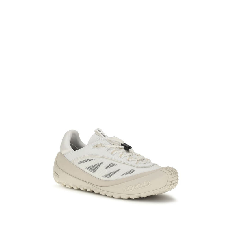 Moncler Trailgrip LP White Polyester Athletic Sneakers
