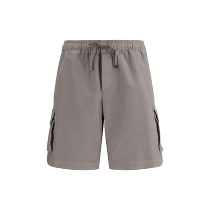 Brunello Cucinelli Beige Katoenen Bermudashorts
