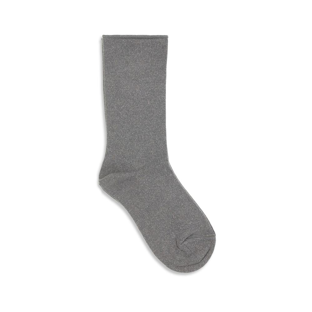 Brunello Cucinelli Gray Silk Socks for Women