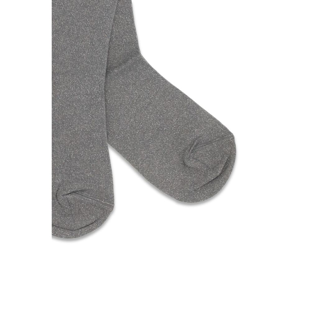 Brunello Cucinelli Gray Silk Socks for Women