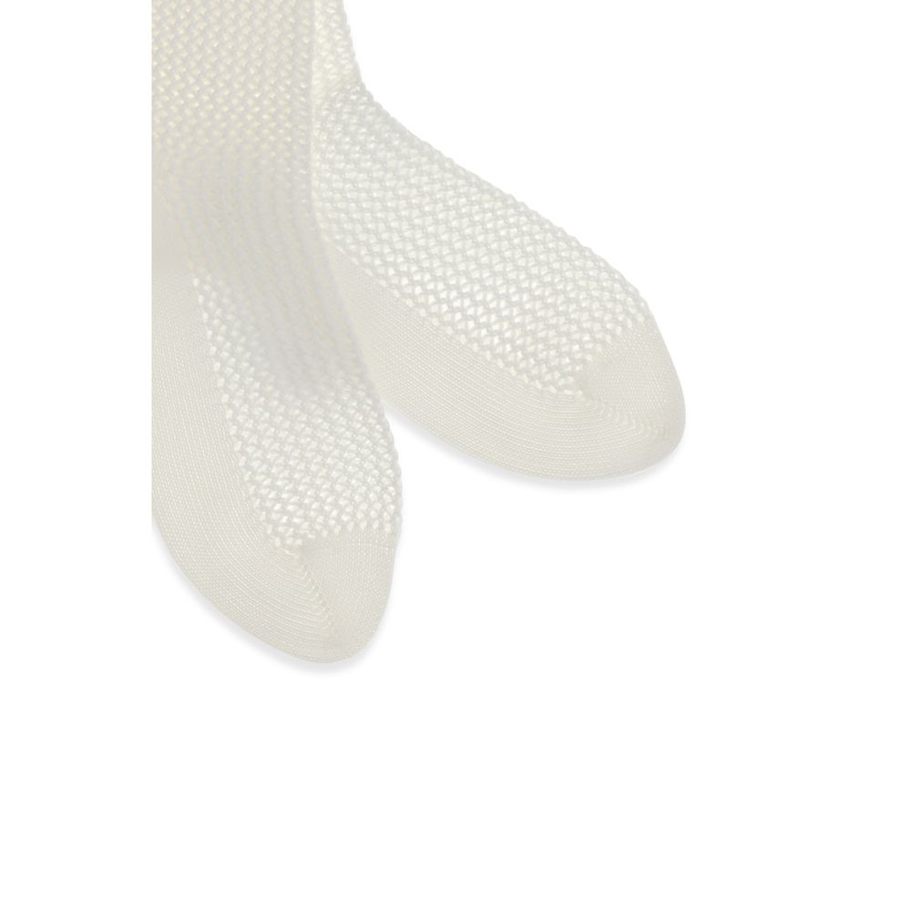 Brunello Cucinelli White Cotton Socks for Women