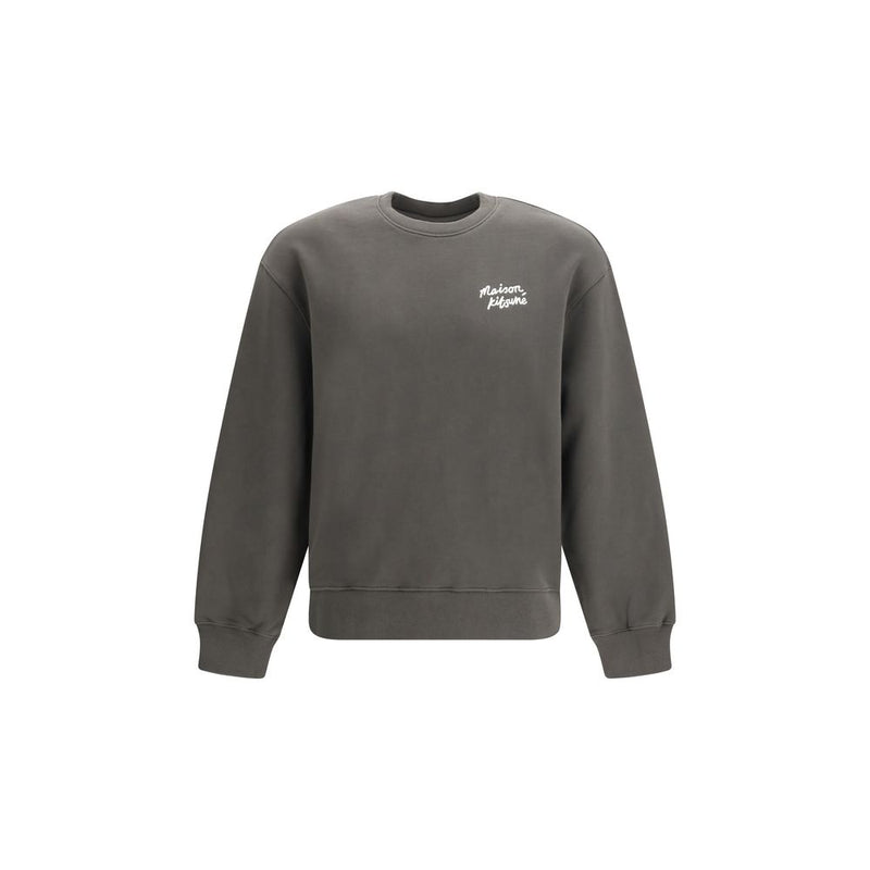 Maison Kitsuné Brown Cotton Sweatshirt - Casual Elegance