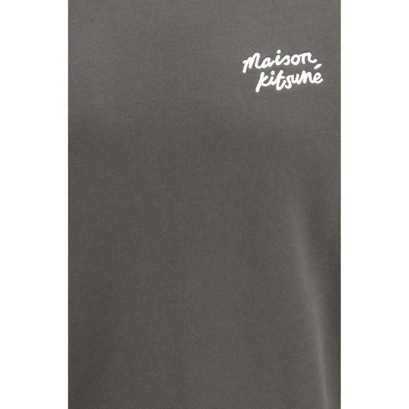 Maison Kitsuné Brown Cotton Sweatshirt - Casual Elegance