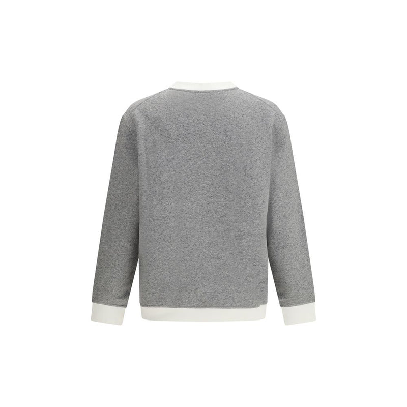Brunello Cucinelli Gray Cotton Sweatshirt for Men