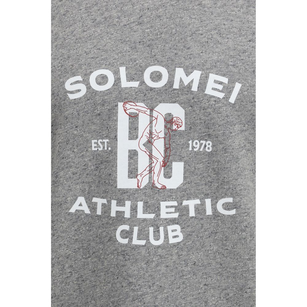 Brunello Cucinelli Gray Cotton Sweatshirt for Men