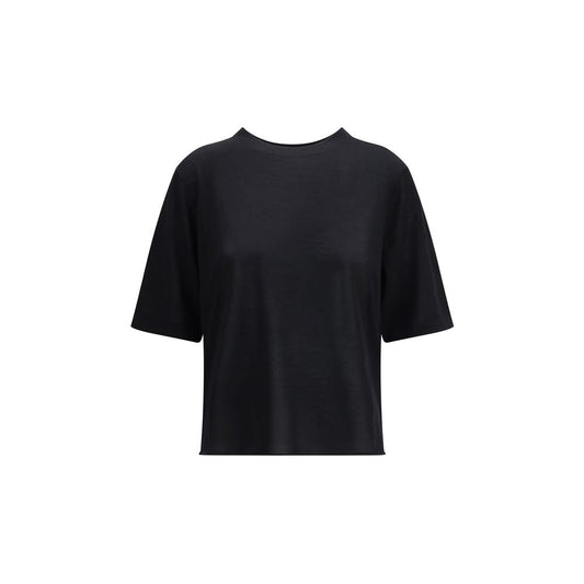 Loulou De Saison Nala Black Cashmere T-Shirt