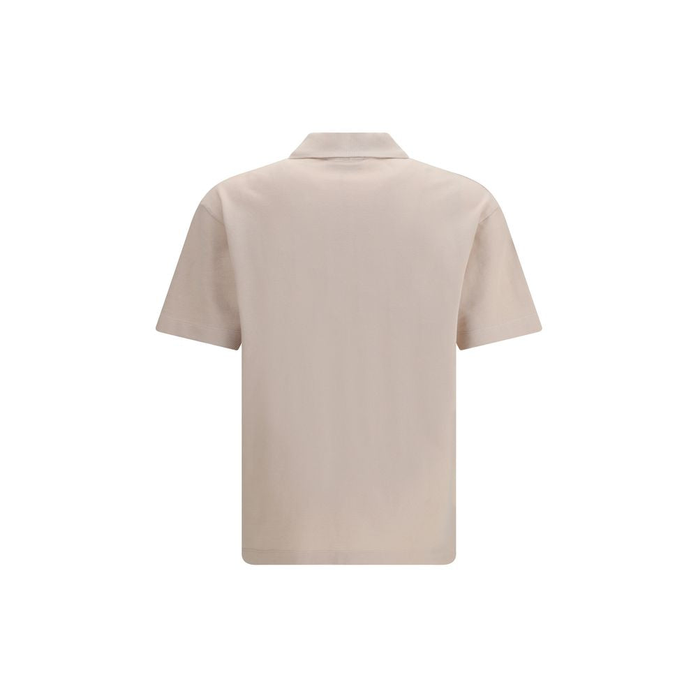 Maison Kitsuné Multicolor Cotton Polo Shirt - Fox Head Comfort