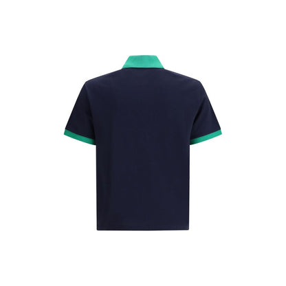 Versace blauw katoenen poloshirt