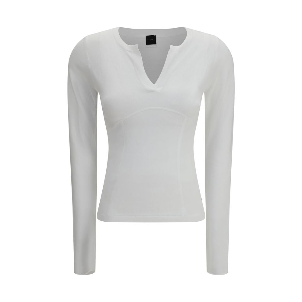 Sweat-shirt PINKO en Viscose Blanche