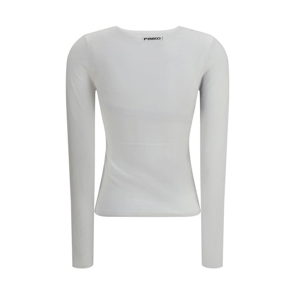 Sweat-shirt PINKO en Viscose Blanche