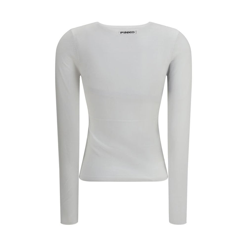 Sweat-shirt PINKO en Viscose Blanche