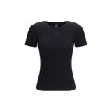 PINKO Brugherio Black Cotton Sportswear T-Shirt
