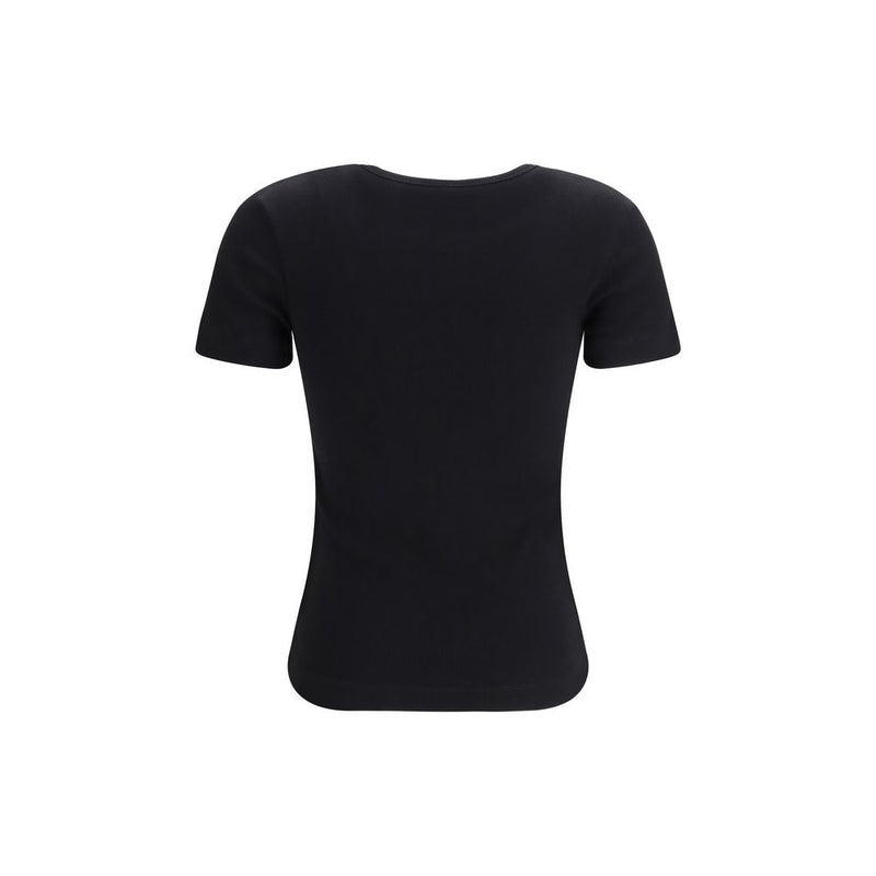 PINKO Brugherio Black Cotton Sportswear T-Shirt