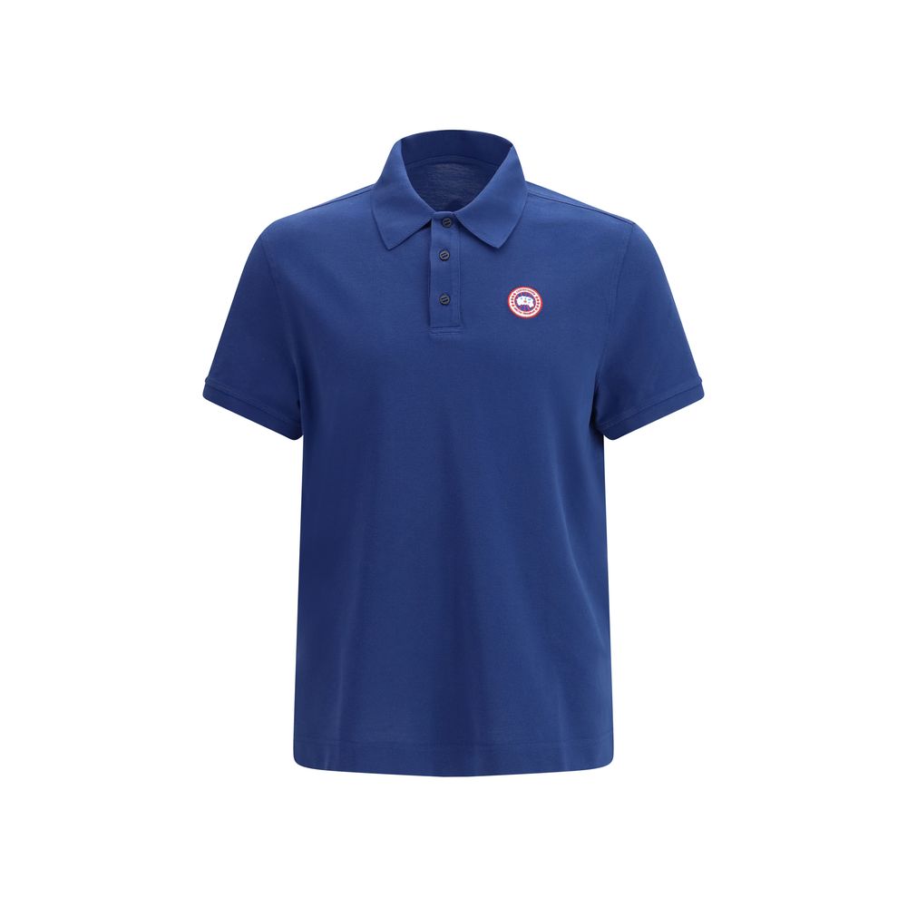 Canada Goose Blauwe Katoenen Poloshirt
