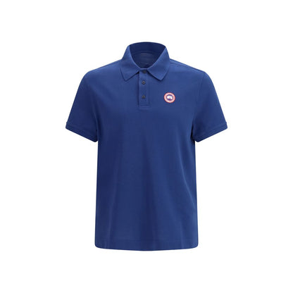 Canada Goose Blauwe Katoenen Poloshirt