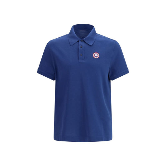 Polo Shirt Canada Goose Beckley en Coton Bleu