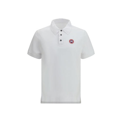 Canada Goose Wit Katoenen Poloshirt