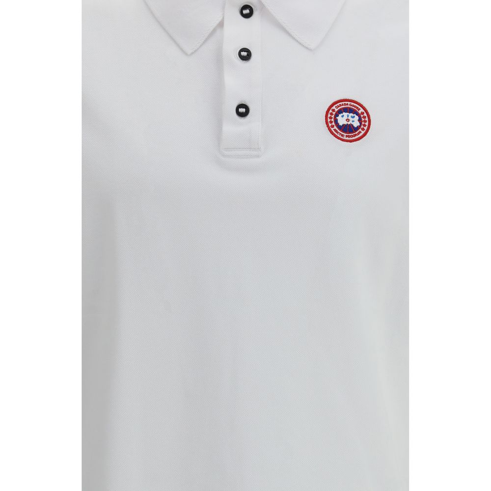 Canada Goose Wit Katoenen Poloshirt