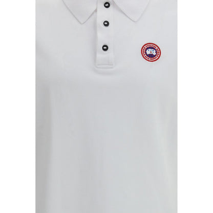 Canada Goose Wit Katoenen Poloshirt