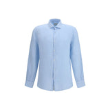Brooksfield Blue Linen Shirt - Lightweight & Elegant