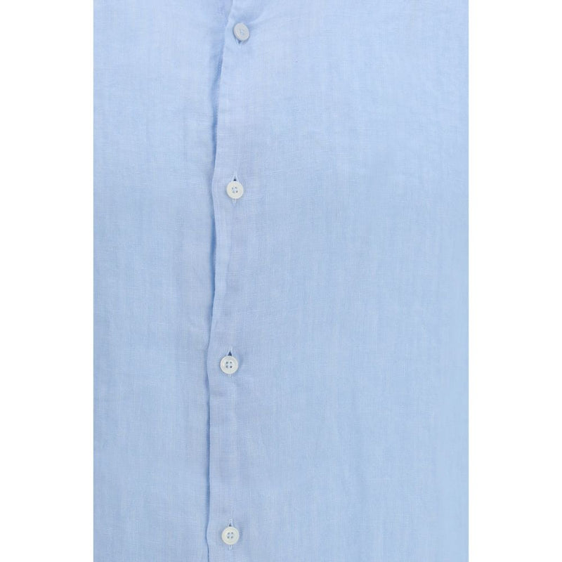 Brooksfield Blue Linen Shirt - Lightweight & Elegant