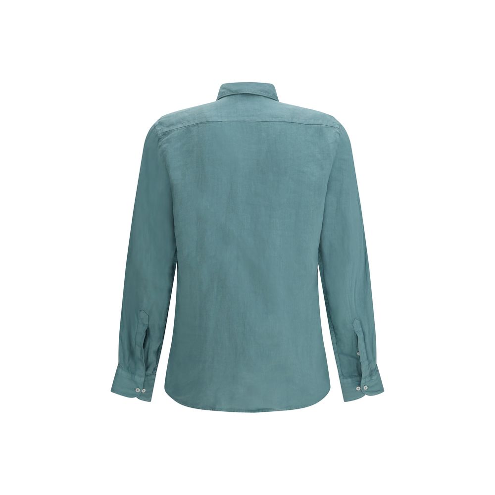 Brooksfield Bicolor Linen Shirt - Élégance et Confort