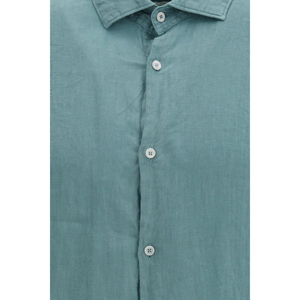 Brooksfield Bicolor Linen Shirt - Élégance et Confort