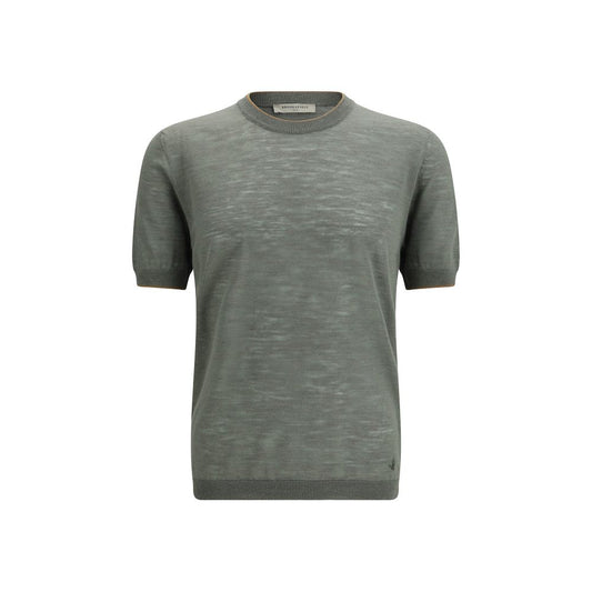 Brooksfield Bicolor Linnen T-shirt