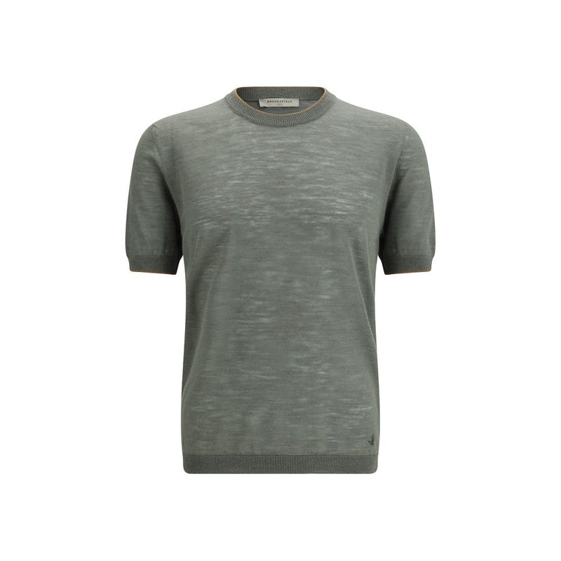Brooksfield Bicolor Linnen T-shirt