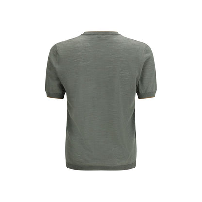 Brooksfield Bicolor Linnen T-shirt