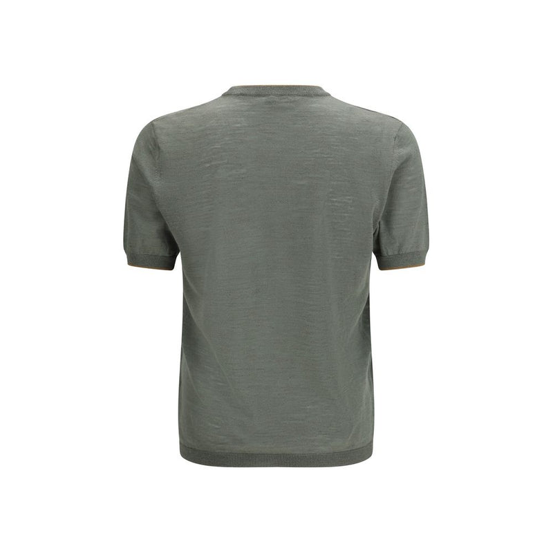 Brooksfield Bicolor Linnen T-shirt