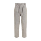 Brunello Cucinelli Brown Cotton Casual Pants for Men