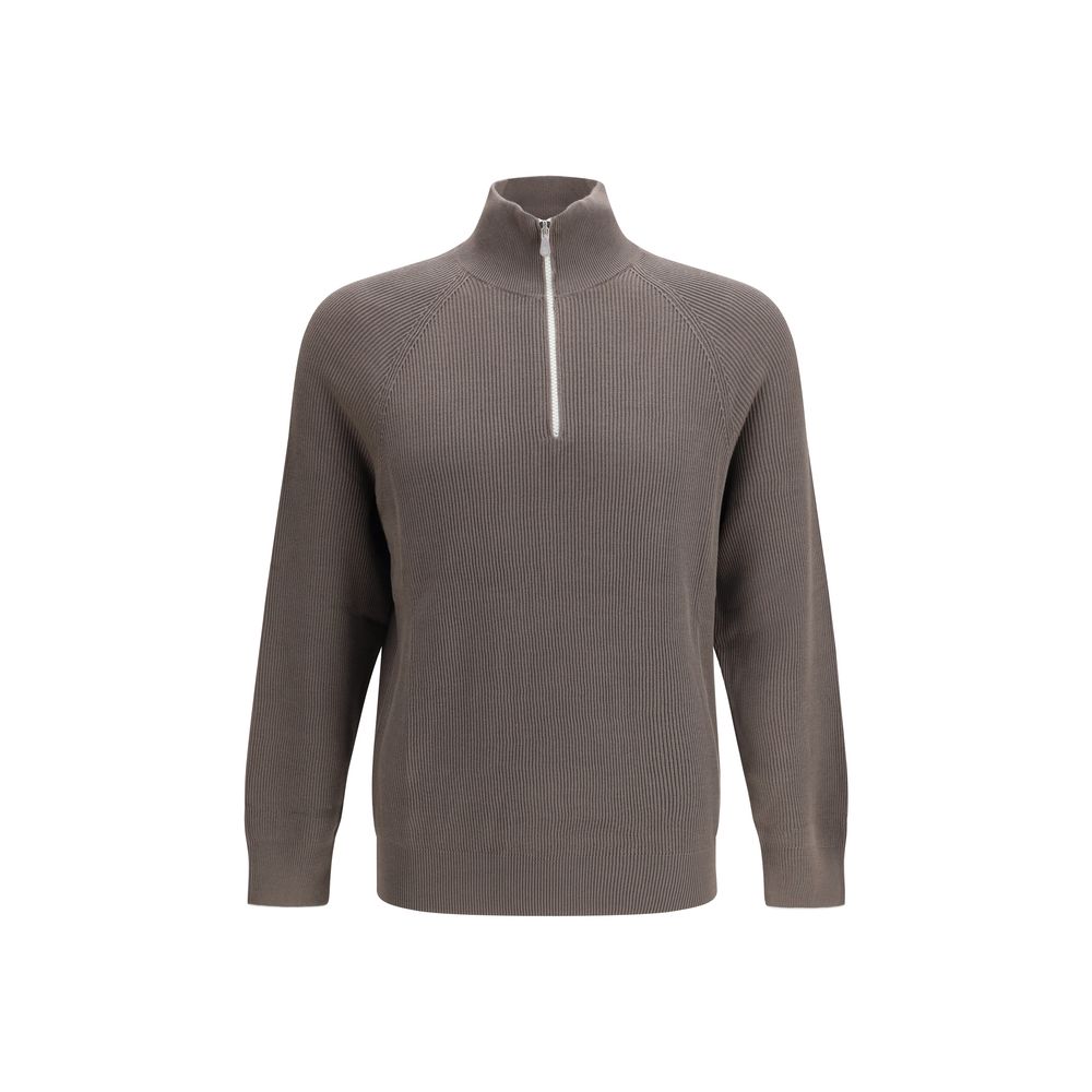 Brunello Cucinelli Bruin Katoenen Sweatshirt