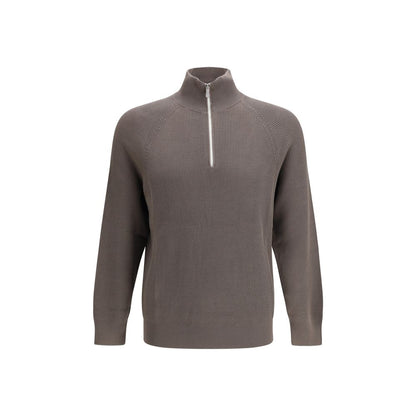 Brunello Cucinelli Bruin Katoenen Sweatshirt