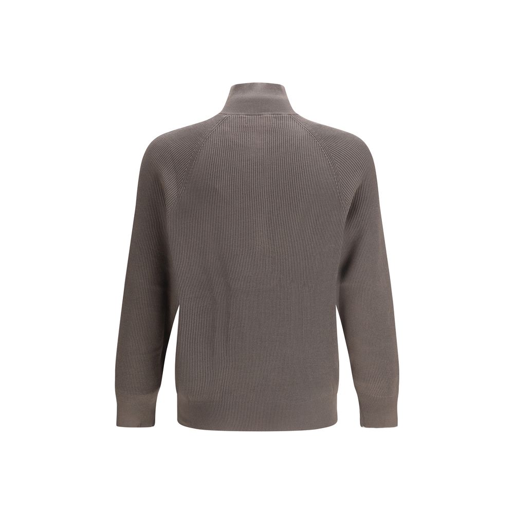 Brunello Cucinelli Bruin Katoenen Sweatshirt