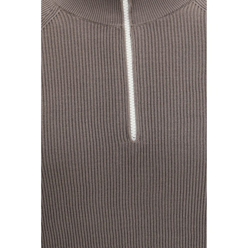 Brunello Cucinelli Bruin Katoenen Sweatshirt